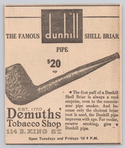1963 demuths tobacco shop - 1963,