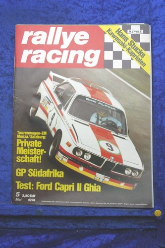 Rally racing ford - 5/74, (a)