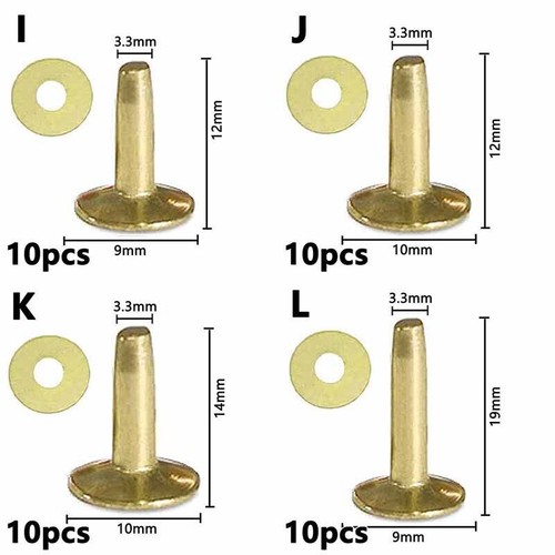 Solid copper rivets burrs - rivets,