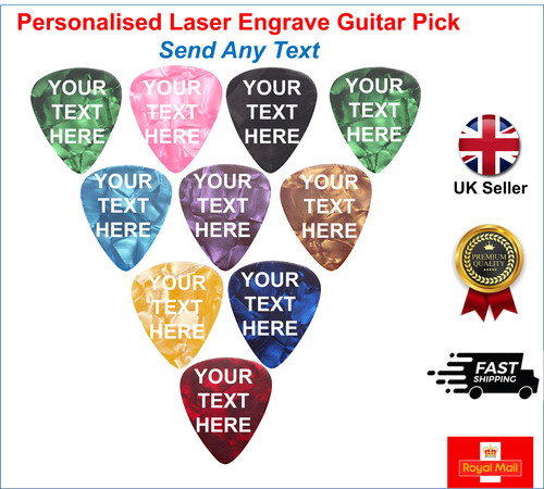 1pc personalised guitar pick - personalised,