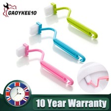 Toilet Edge Brush Curved Under Rim for Cleaning WC Corner Cleaning Tool Plastic