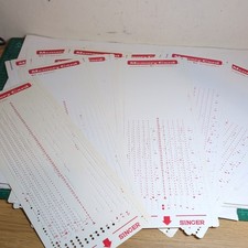 Singer Magic Memory Cards