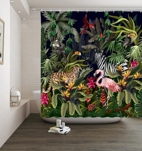 Rainforest animal shower - animal,