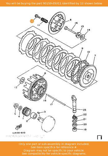 Yamaha screw with - with, washer