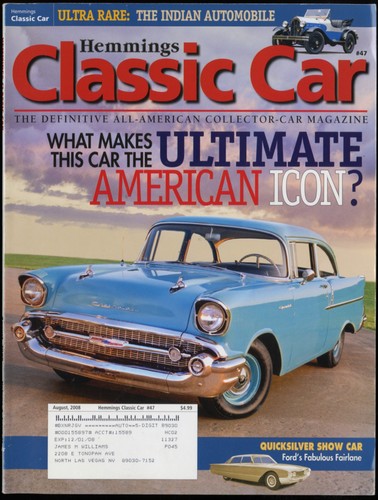 August 2008 hemmings classic - august,