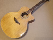 Hofner HA-JC03 Jumbo Electro Acoustic Guitar Solid Spruce Top