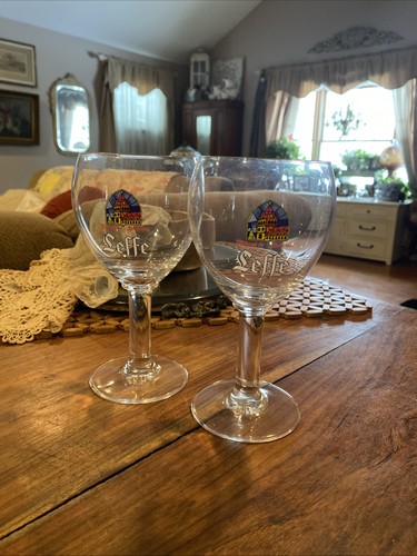 Leffe belgian beer glass - leffe,