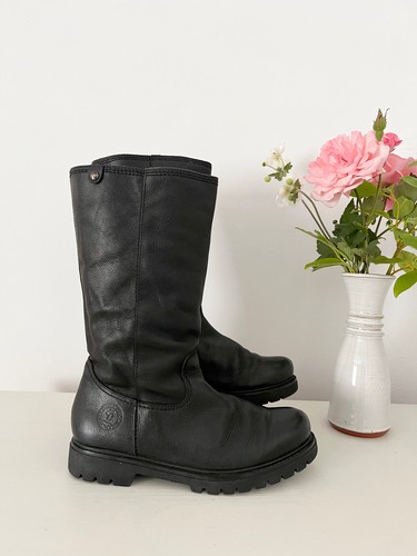Panama jack black leather - panama,