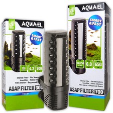 AQUAEL ASAP FILTERS INTERNAL 300 500 700 SIMPLE EFFICIENT AQUARIUM FISH TANK