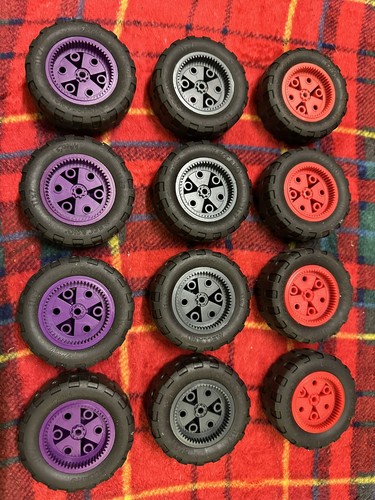 Meccano wheels and tyres - x, 12