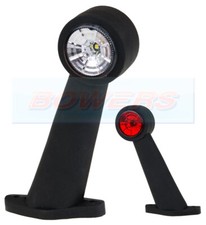 1x LED RED WHITE SIDE END