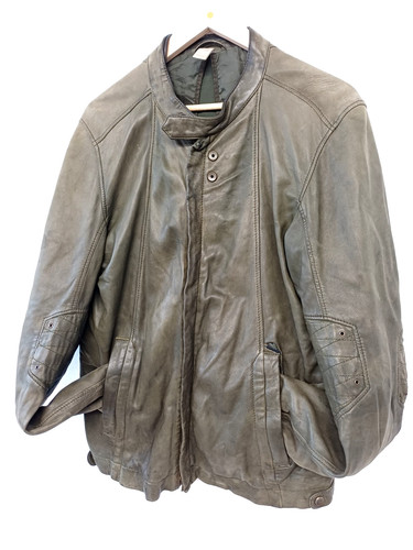 Diesel faux leather jacket - faux,
