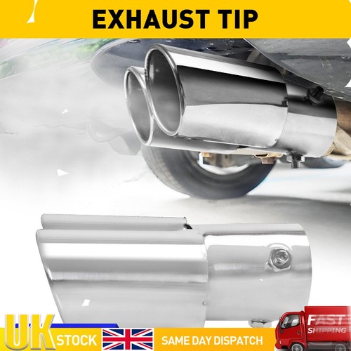 Twin dual sport chrome exhaust - dual,