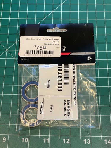 Zipp hub bearing kit - hub, (pair)