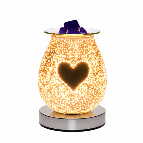 Heart shaped electric wax melt - shaped,
