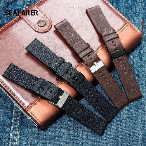 Quality genuine leather watch - genuine,