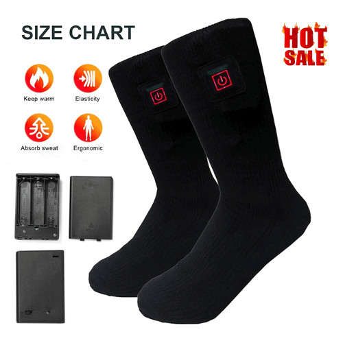 Unisex electric heated socks - electric,