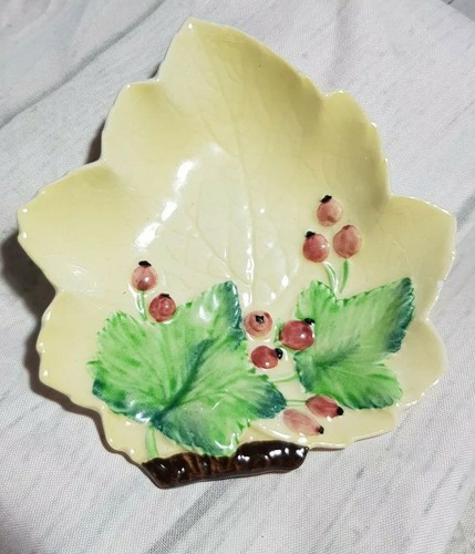 Carlton ware yellow leaf - carlton,