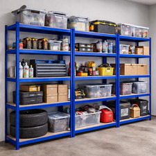 5 Tier Blue Storage Rack Heavy