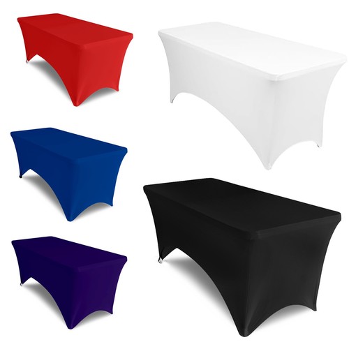 6ft spandex table cover fitted - spandex,
