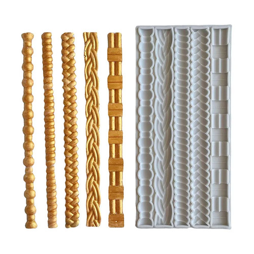 Linen rope silicone mold - silicone,