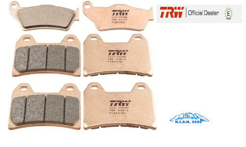 Trw sinter brake pads - brake, front