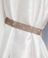 Diamante curtain tie backs - diamante,