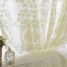 Home Lace Embroidery Curtain