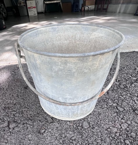 Vintage galvanized metal - galvanized,