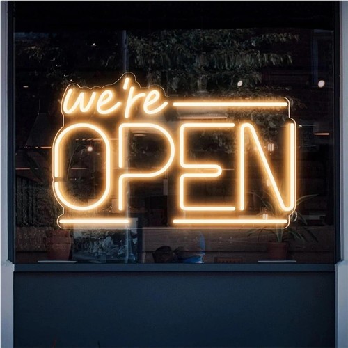 Hanging art neon signs re - art,
