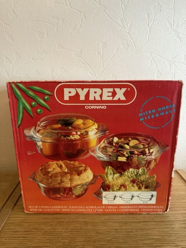 Vintage pyrex corning clear - vintage,