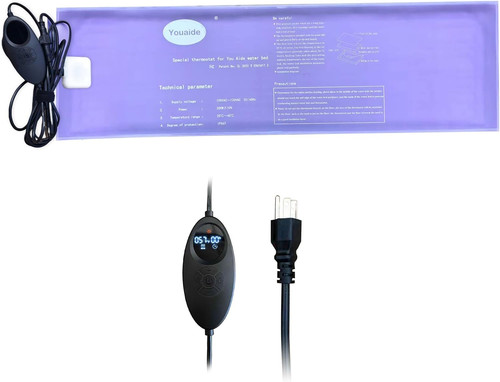 Smart waterbed heater with led - smart,