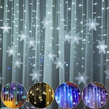 LED Snowflake Fairy String