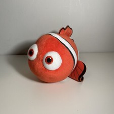 Disney Finding Nemo plush teddy Clown fish  Pixar soft toy 9”