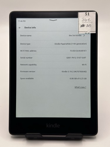 Kindle paperwhite 11th - paperwhite,