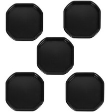 5 x Black Small Mixing Cement Plastic Tuff Tray 70x70cm Children Messy Play Kids