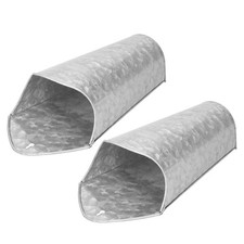 Indoor Outdoor Wall Planters 2PC Set Iron Artistic Hanging Flower Pots 30cm