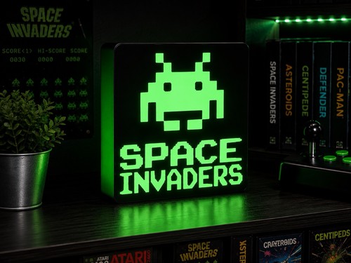 Space invaders led - space, box