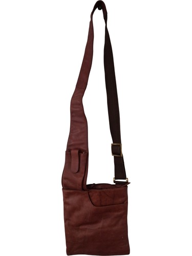 Visconti leather messenger bag - leather,