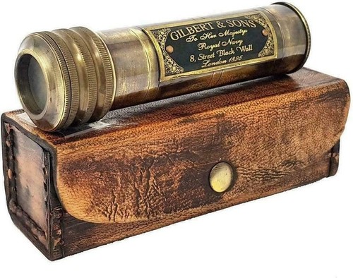 Antique brass kaleidoscope - antique,