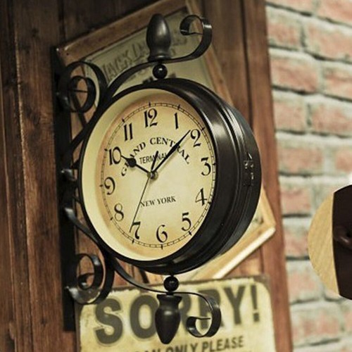 Garden retro station clock - retro,
