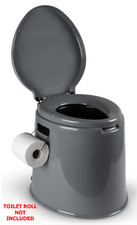 Kampa KING Khazi/Royal Tall portable camping GREY toilet *NEW* 9120000834/W419