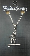 Surfer Surfboard Pendant