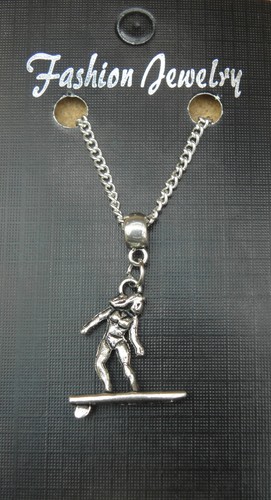 Surfer surfboard pendant - surfer,
