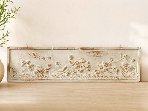 Large vintage plaster relief - large,