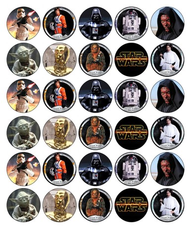 Star wars ediblewafer paper - star,