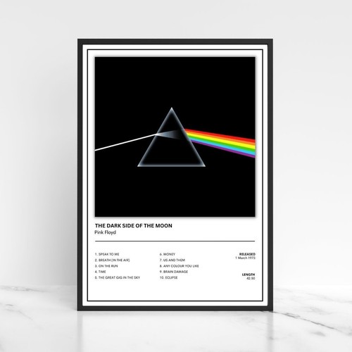 Pink floyd album cover print - pink,