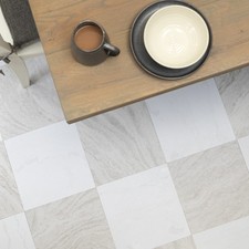 30.48cm x 30.48cm floor pops BONNEVILLE BEIGE self-adhesive vinyl floor tiles