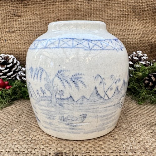 Antique blue white chinese - antique, &