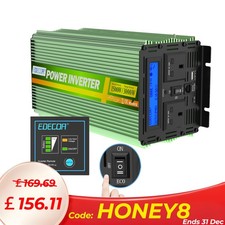 EDECOA 1500W 3000W Pure Sine